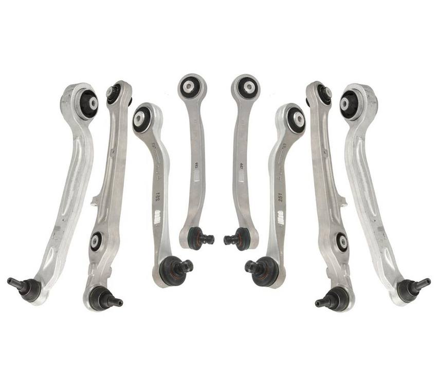 Audi Suspension Control Arm Kit - Front (8 Pieces) 4F0407694H - Lemfoerder 3089264KIT